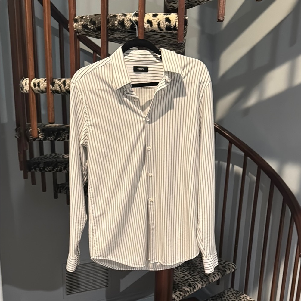 Theory striped dress shirt